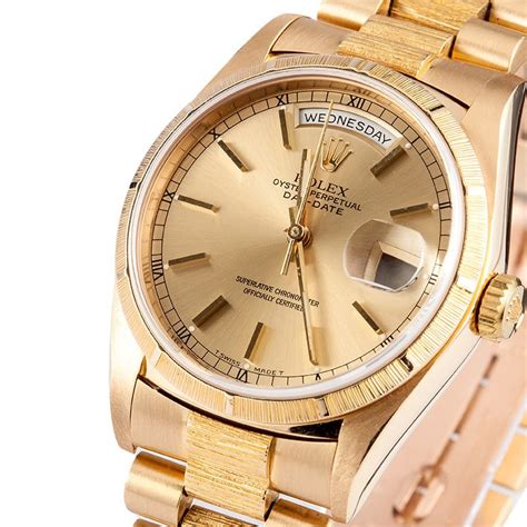 pre owned rolex president watch.